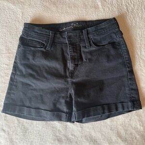 Classic Black Denim Jean Shorts